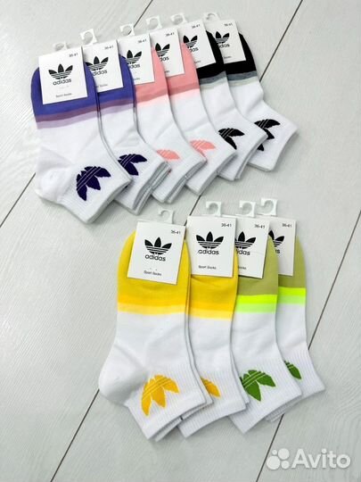 Носки женские Adidas,Nike хлопок