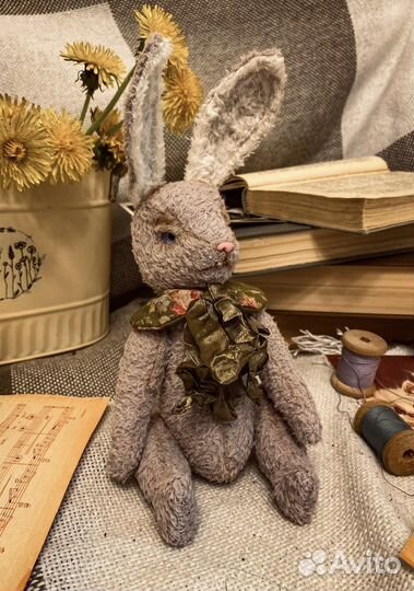 Заяц-тедди ручной работы