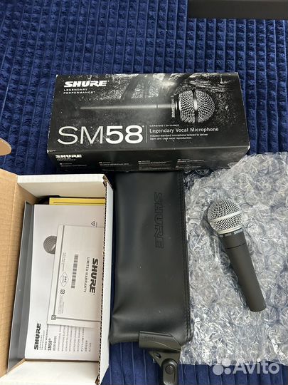 Студийный микрофон shure sm 58