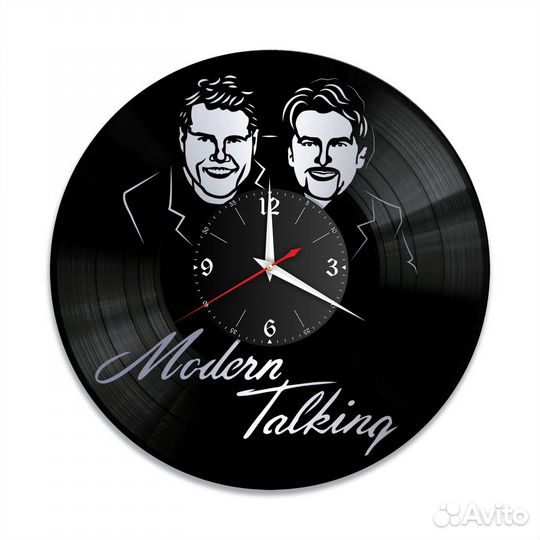 Группа Modern Talking, серебро №2 часы из винила