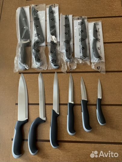 Новый Набор ножей с чехлом Tupperware 6 шт