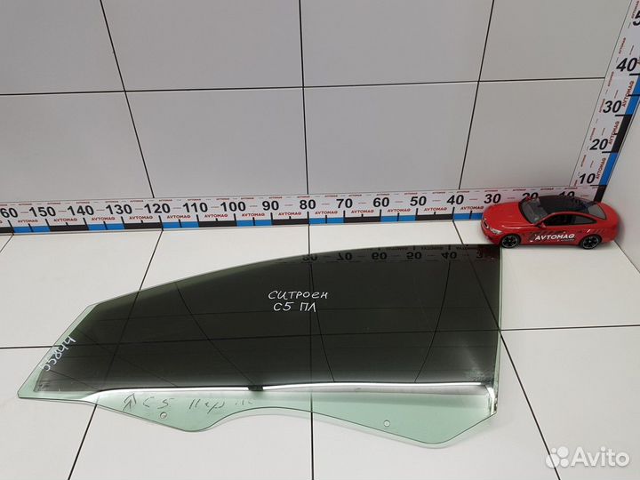 Стекло двери переднее левое (Citroen C5)