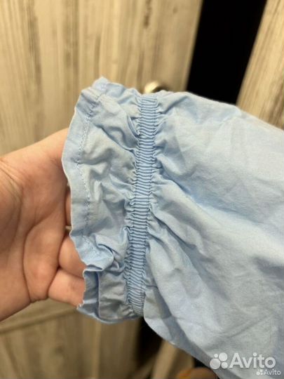 Хлопковый топ 44 faberlic romantic летний голубой