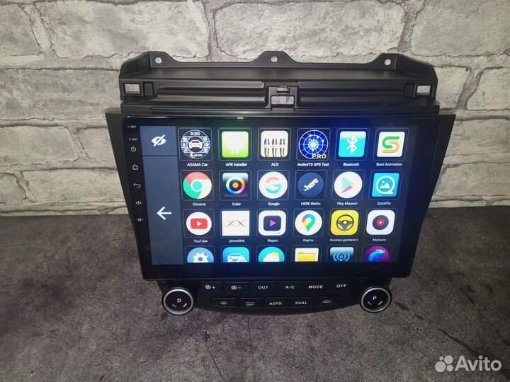 Магнитола Honda Accord 7 на андроид IPS экран