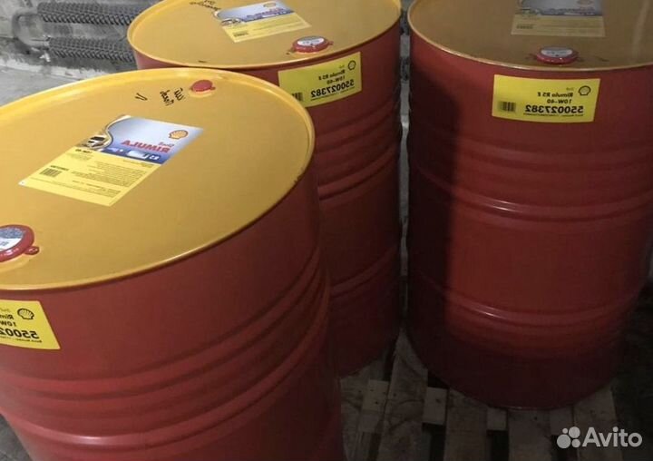 Масло моторное Shell 15W40 для грузовых авто