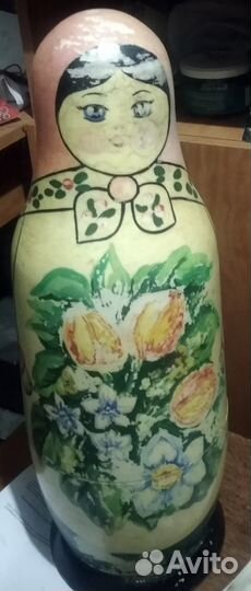 Матрешка футляр от шампанского