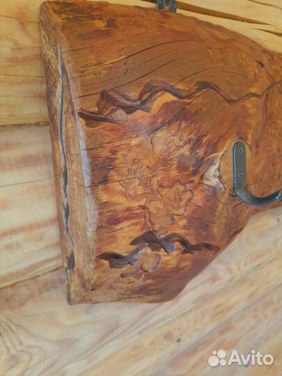 Вешалка настенная лофт