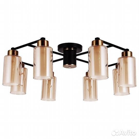 Потолочная люстра Arte Lamp Leo A7027PL-8BK