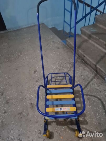 Детские санки с колесами