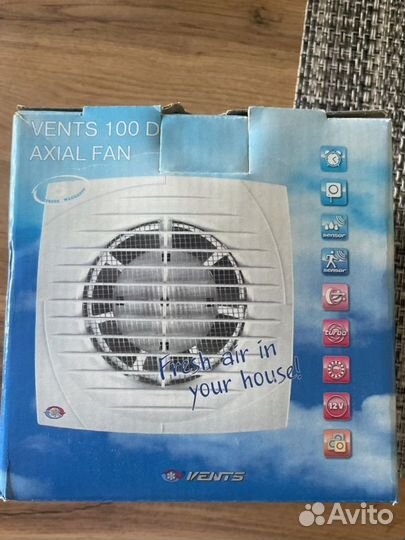 Вентилятор вытяжной Vents 100 D