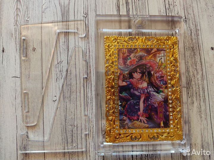 Метал карточка Мона геншин