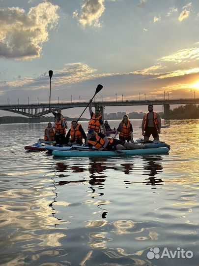 Прогулки на сап, аренда сап Омск
