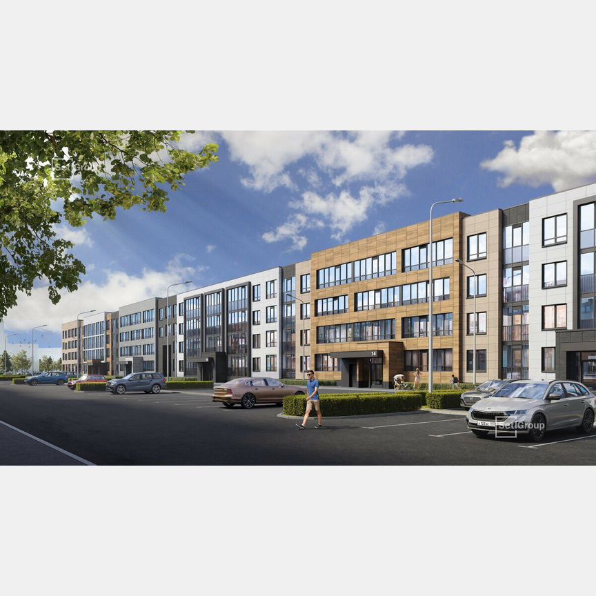 1-к. квартира, 36 м², 3/4 эт.