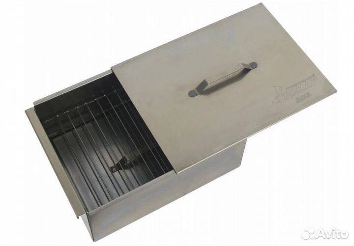 Коптильня двухъярусная с поддоном