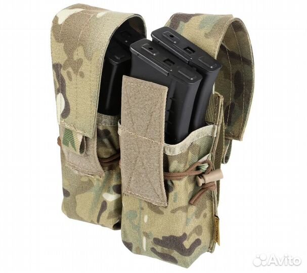 Подсумок под 4 магазина универсальный с клапаном