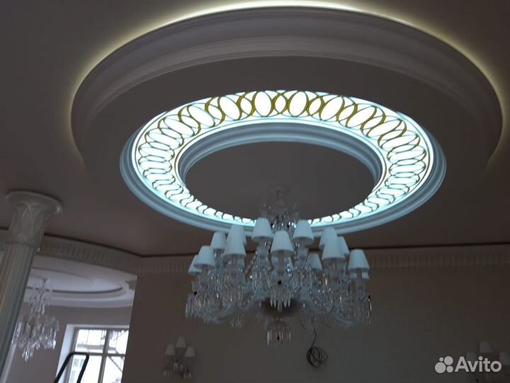 Витражи для мебели, Тиффани, витражные потолки