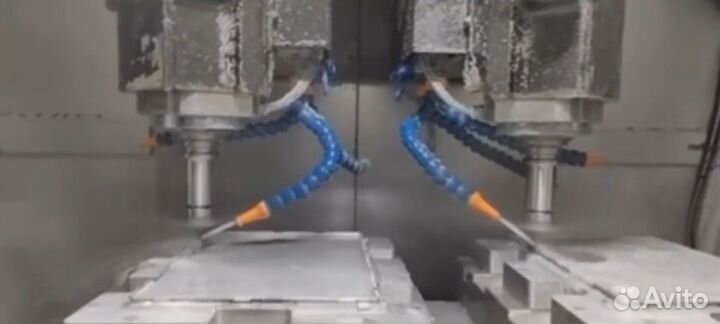 Фрезерный станок с чпу по металлу 2-шпиндельный