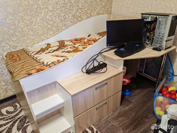 Детская кровать чердак