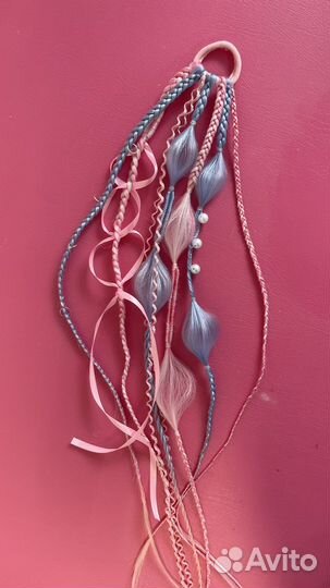 Хвост на резинке Афроприческа