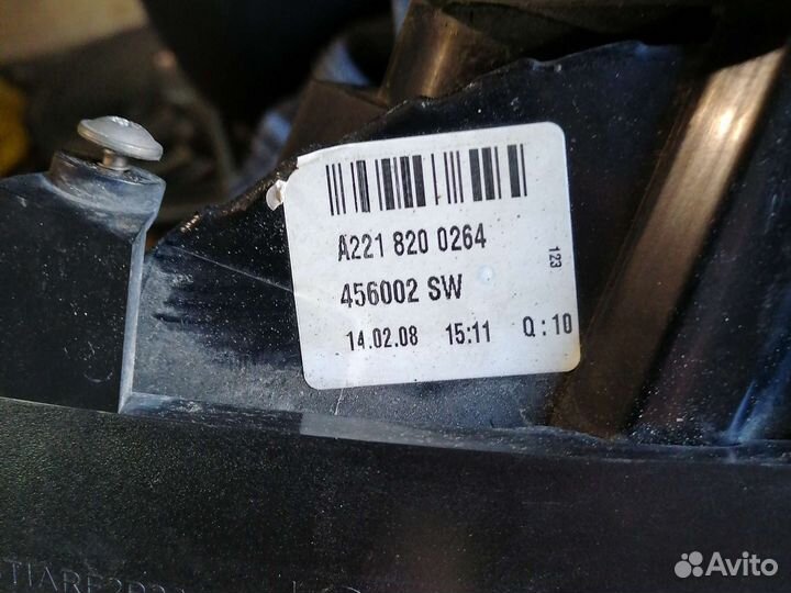 Фонарь задний Правый Mercedes Benz S-Class w221