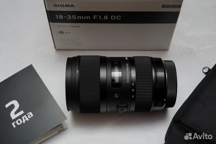 Объектив Sigma 18-35mm 1.8 ART Canon (гарантия)