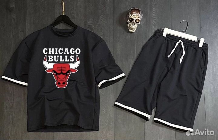 Костюм с шортами мужской Chicago Bulls