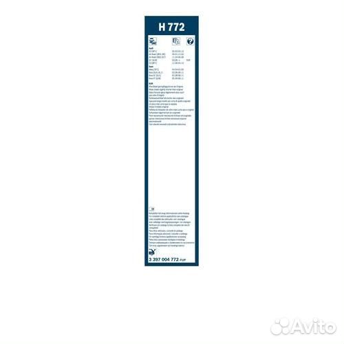 Щетка стеклоочистителя Twin 340mm H772 3397004772 bosch 1шт