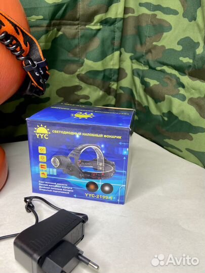 Фонарь налобный с 2 видами света