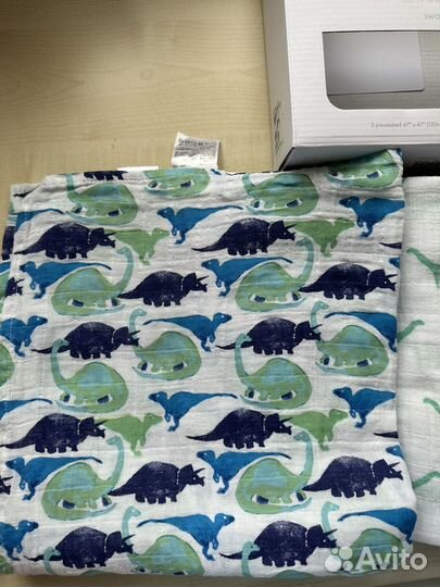 Комплект пелёнок Aden Anais, муслин, 3 шт