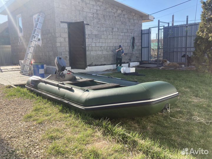 Надувная лодка hunter 320 yamaha 2л.с