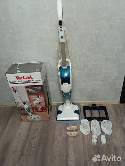 Моющий пылесос tefal clean steam vp7777wh
