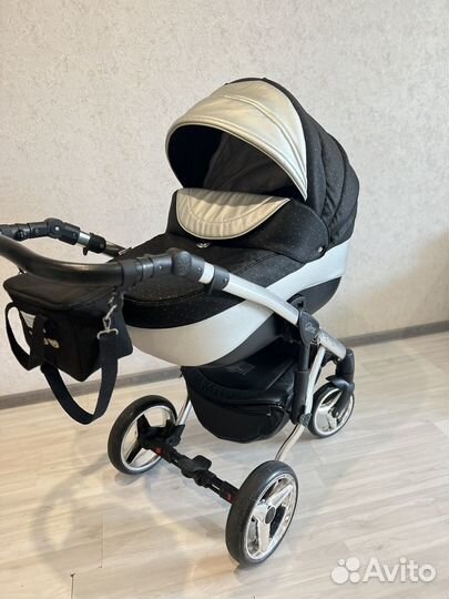 Коляска 2в1 Adamex Gloria SE 50% эко