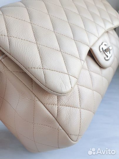 Сумка Chanel Classic Double flap Jumbo икра оригин