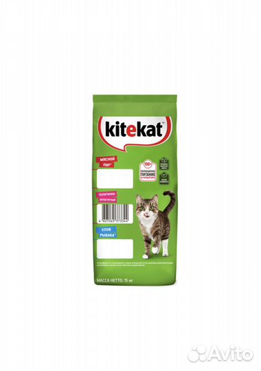 Сухой корм для кошек kitekat 15 кг