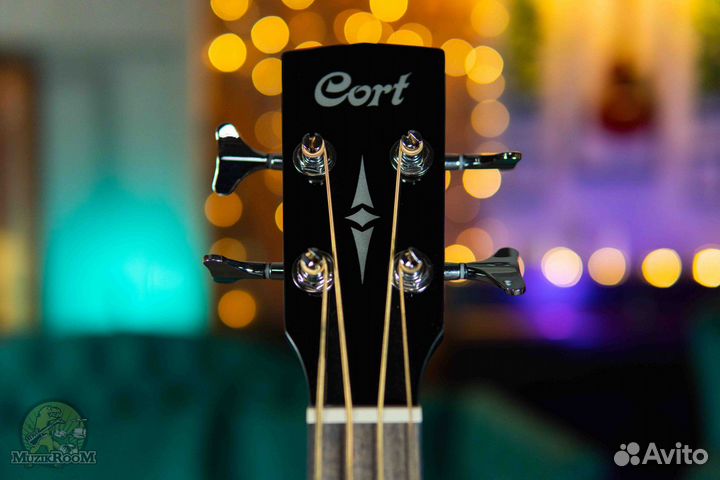 Cort AB850F-BK-BAG Acoustic Bass Series