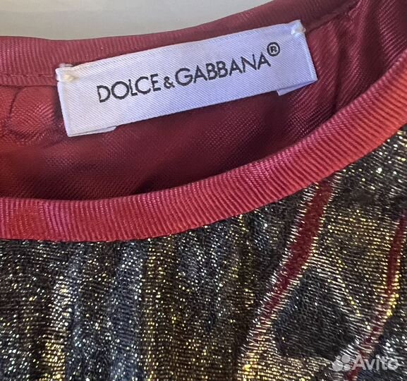 Dolce gabbana платье для девочки. 7-8 лет