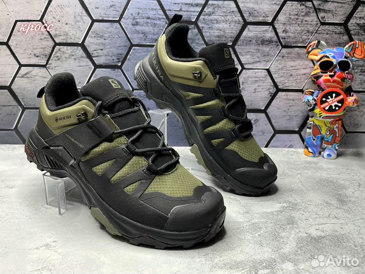 Зимние кроссовки Salomon X Ultra 4 зеленые
