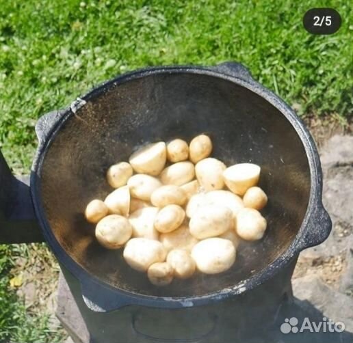 Казаны. Печи. Настоящий чугун, толстая стенка