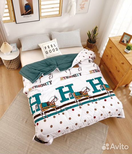 Белье постельное с готовым одеялом евро