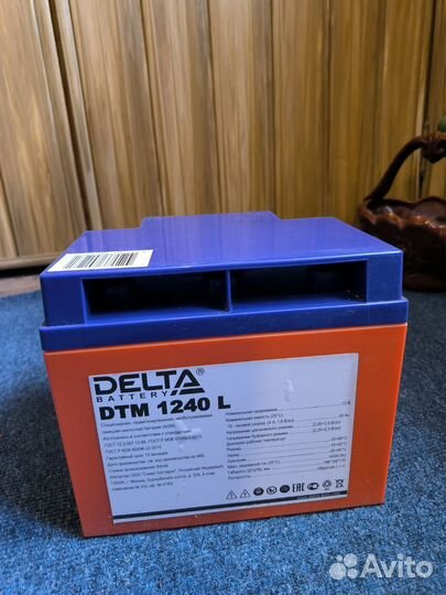 Аккумулятор агм Delta DTM 1240L 40Aч