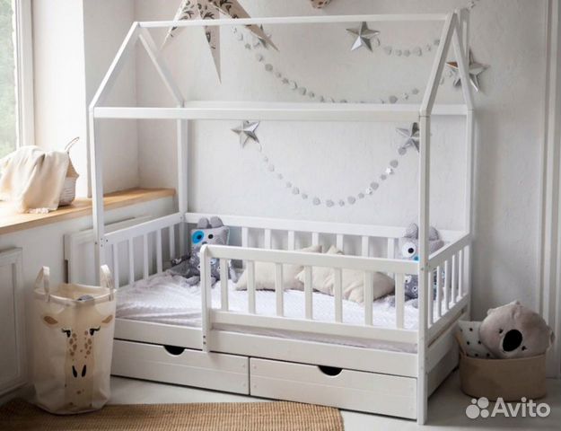 Кроватка-домик подростковая Эстельер 160х80