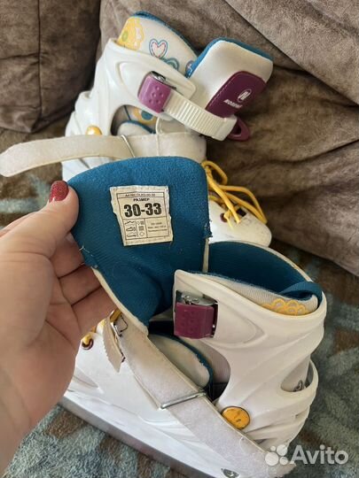 Коньки детские раздвижные 30 33