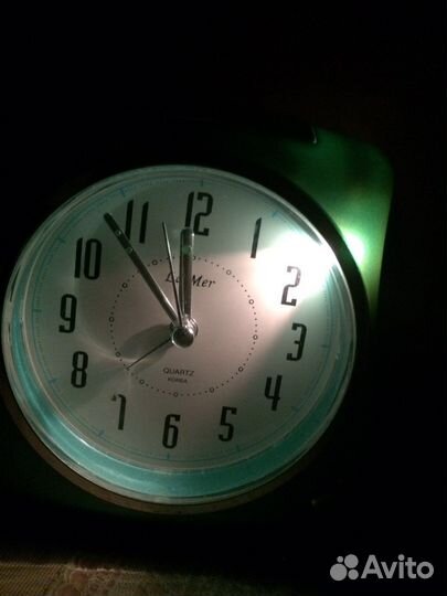 Времен СССР Часы-будильник «La Mer”