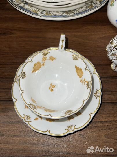 Антикварная чайная пара Англия