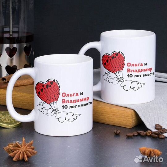 Печать на кружках, сувенирах