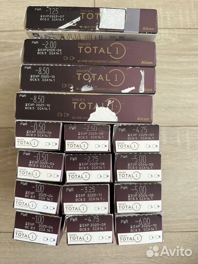 Линзы alcon dailies total 1