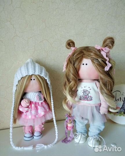 Текстильная Кукла ручной работы