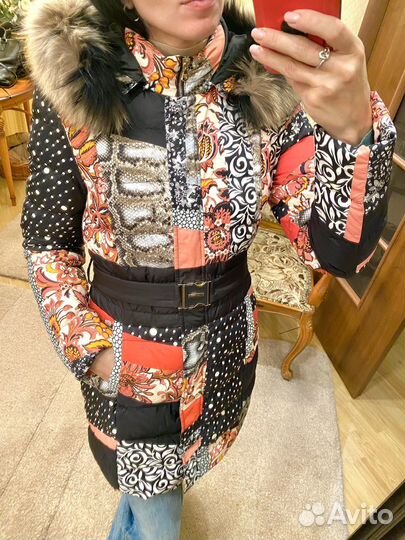 Пуховик Roberto Cavalli оригинал новый