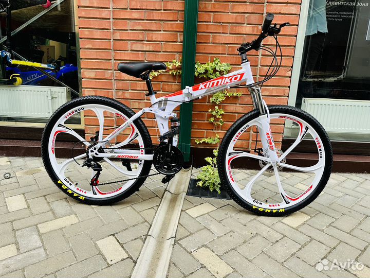 Велосипед горный новый литьё складной 26