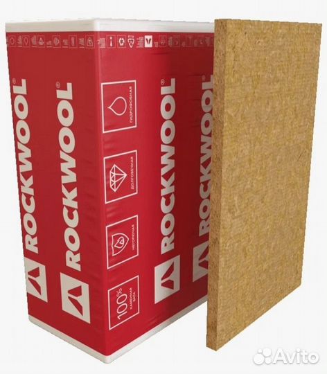 Утеплитель Rockwool Венти Баттс Оптима